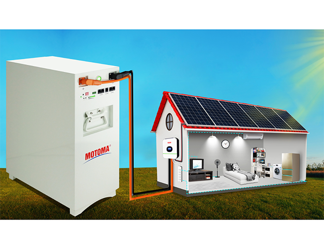 batterie de 51.2V 200Ah LiFePO4, batteries au lithium de MOTOMA pour les panneaux solaires 1