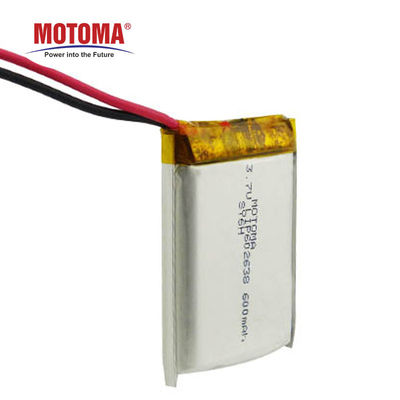 acheter PCM de 3.7v 600mAh Toy Rechargeable Battery With et connecteur en ligne fabricant