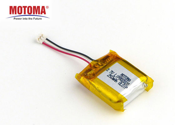 500 fois 250mah Mini Lithium Ion Battery 8*20*20mm pour le traqueur d'animal familier