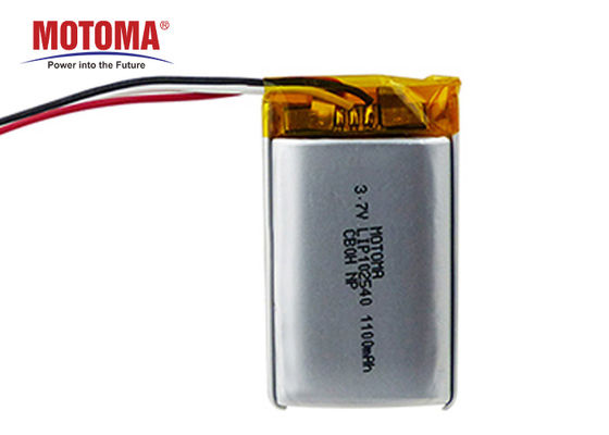 acheter Batterie 1100mah 3.7V 10*25*40mm de traqueur de GPS de densité de haute énergie en ligne fabricant