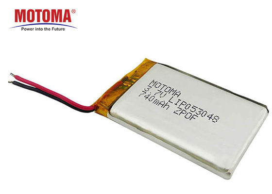 Batterie mince médicale LIP053048 3.7V 740mAh de polymère de lithium du dispositif/position
