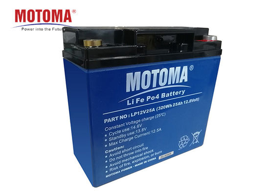 Bon prix Batterie au lithium de MOTOMA UPS, durées de cycle de la batterie 4000 de 12v 25ah Lifepo4 en ligne