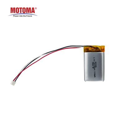 paquet de batterie de polymère de lithium de 3.7V 1100mAh pour le traqueur de flotte