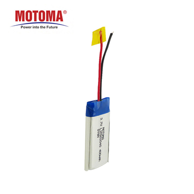 batterie rechargeable de polymère de lithium de 3.7V 400mAh pour le dispositif solitaire de travailleur