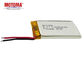 Batterie mince médicale LIP053048 3.7V 740mAh de polymère de lithium du dispositif/position