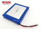 Batterie au lithium ultra rocailleuse de Tablette, batterie plate 3.7V 4000mAh de polymère de lithium