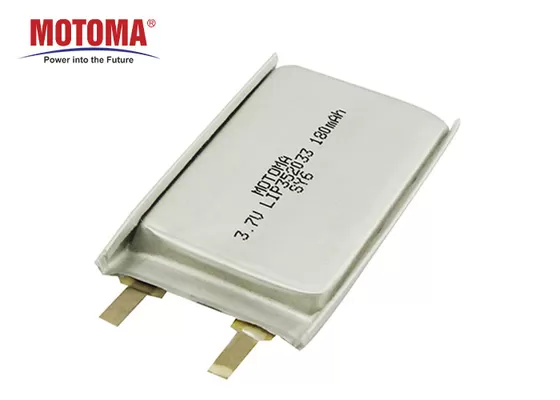 Batterie portable de dispositif de MOTOMA, batterie de Rechargable 3,7 V 180mah Lipo